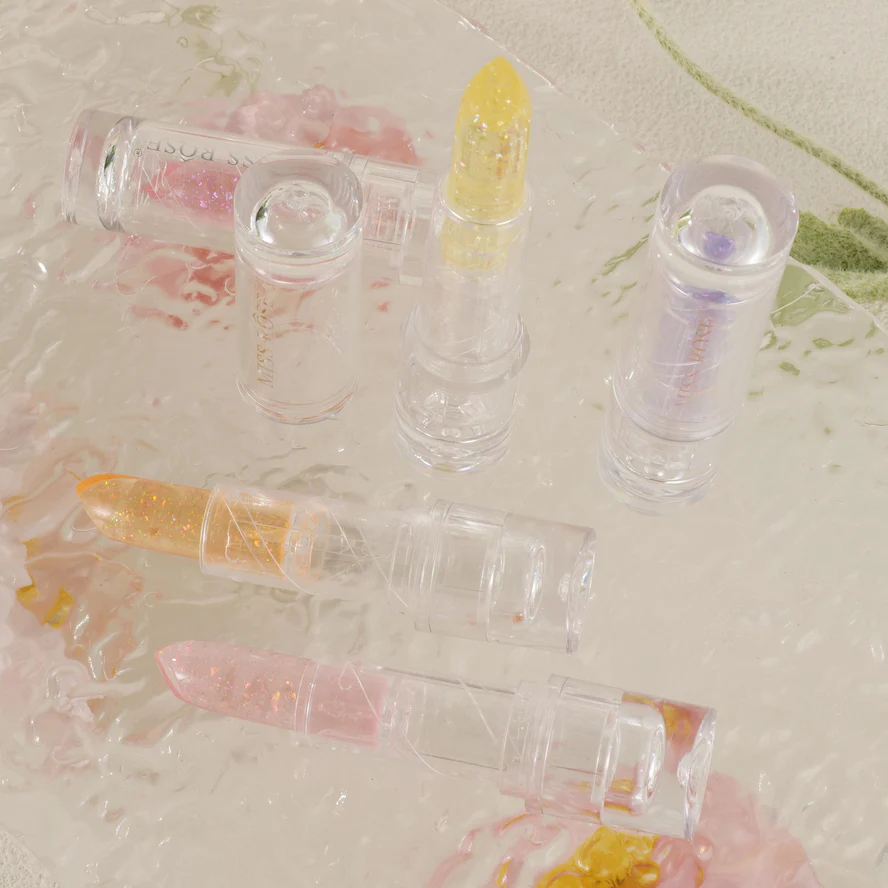 Miss Rose Jelly Glitter Colored Lip Balm - Image 2