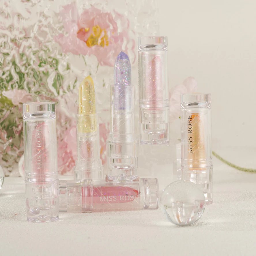 Miss Rose Jelly Glitter Colored Lip Balm - Image 4