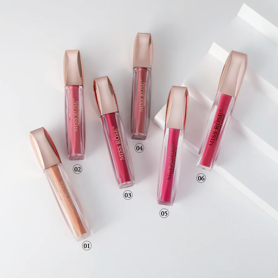 Miss Rose Liquid Glaze Matte Lip Gloss - Image 2