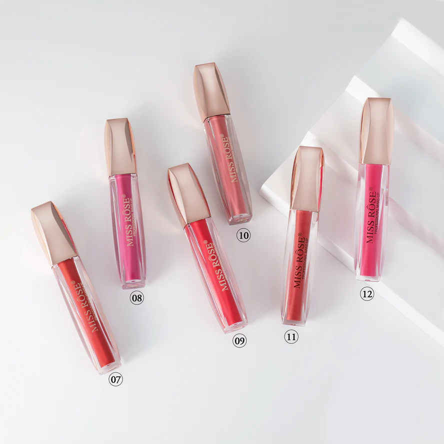 Miss Rose Liquid Glaze Matte Lip Gloss - Image 3