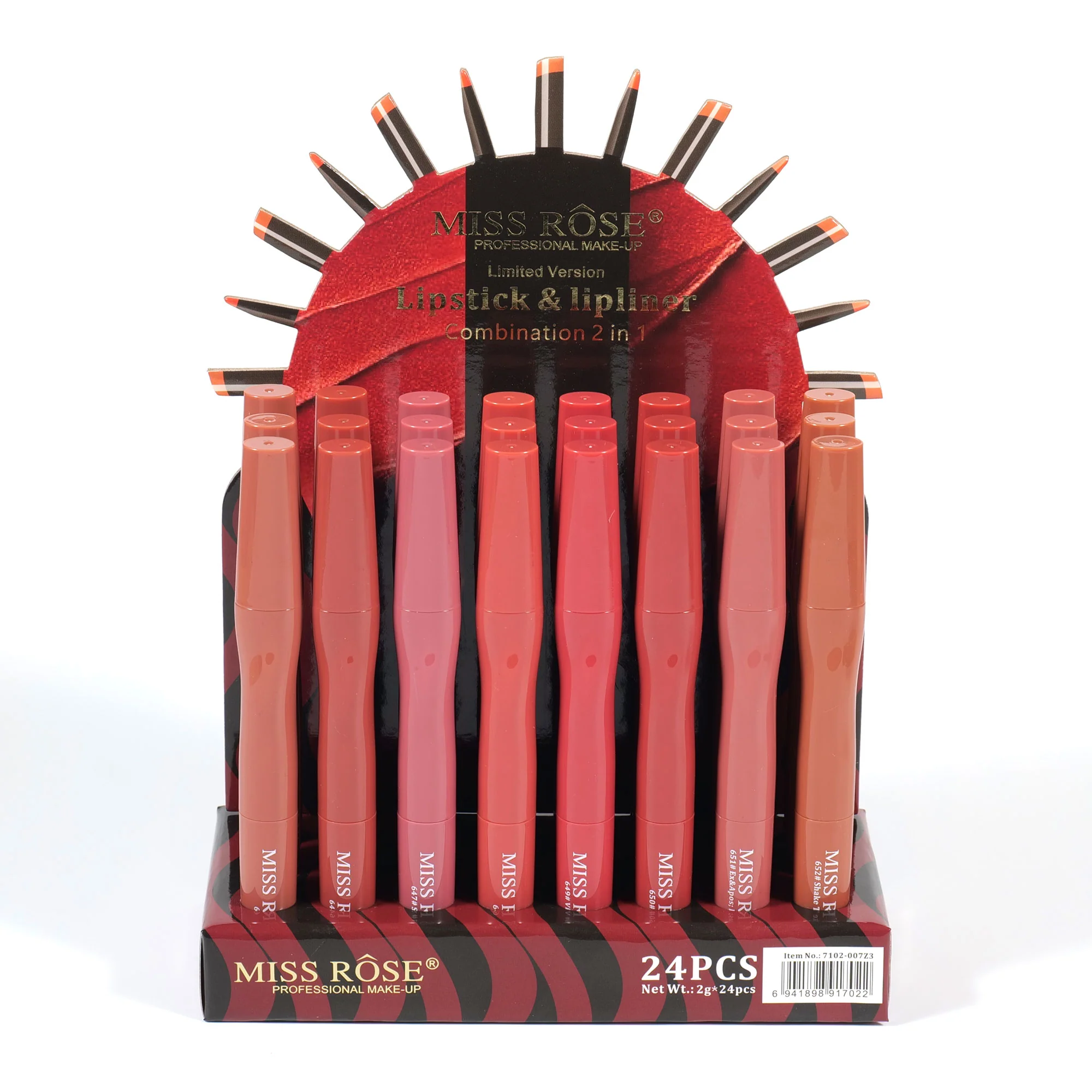 Miss Rose LuxeLine Lipstick Plus Liner - Image 9