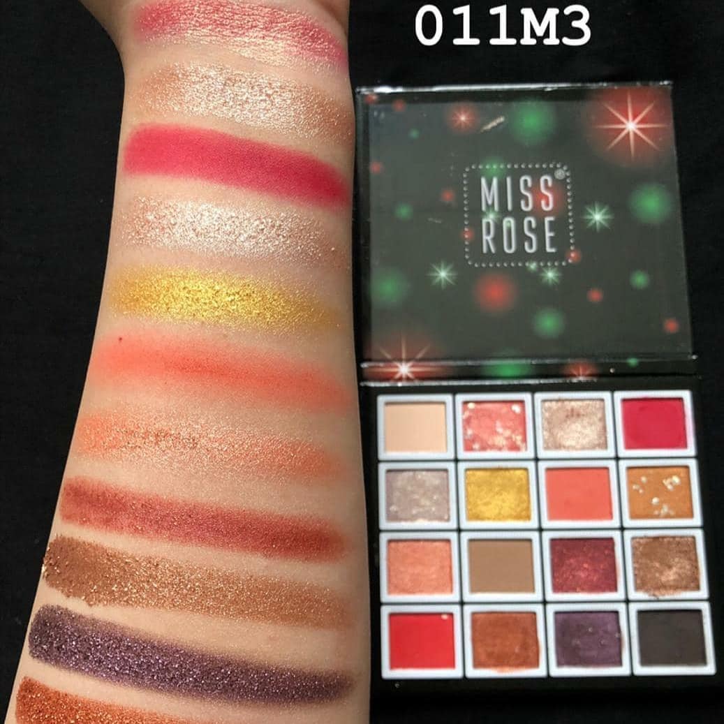 MISS ROSE 16 Color Pigment Eyeshadow Palette - Image 10