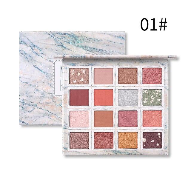 MISS ROSE 16 Color Pigment Eyeshadow Palette - Image 3