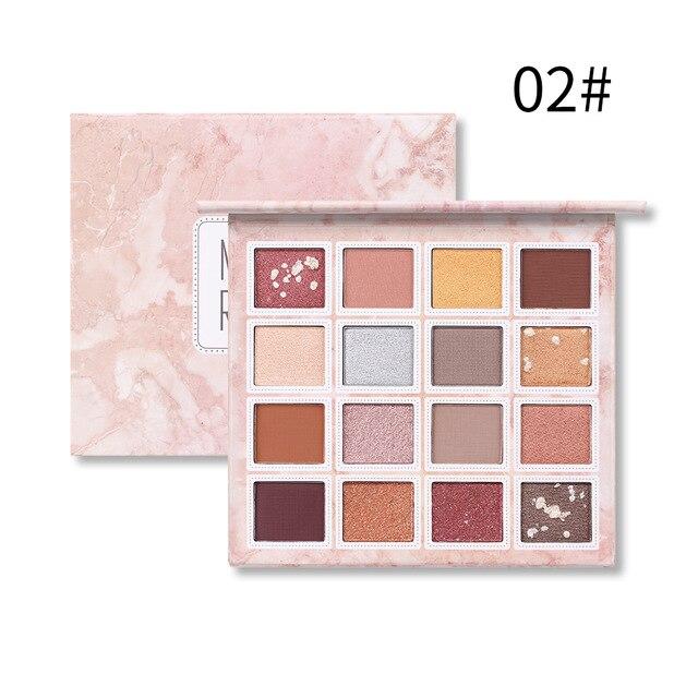 MISS ROSE 16 Color Pigment Eyeshadow Palette - Image 4