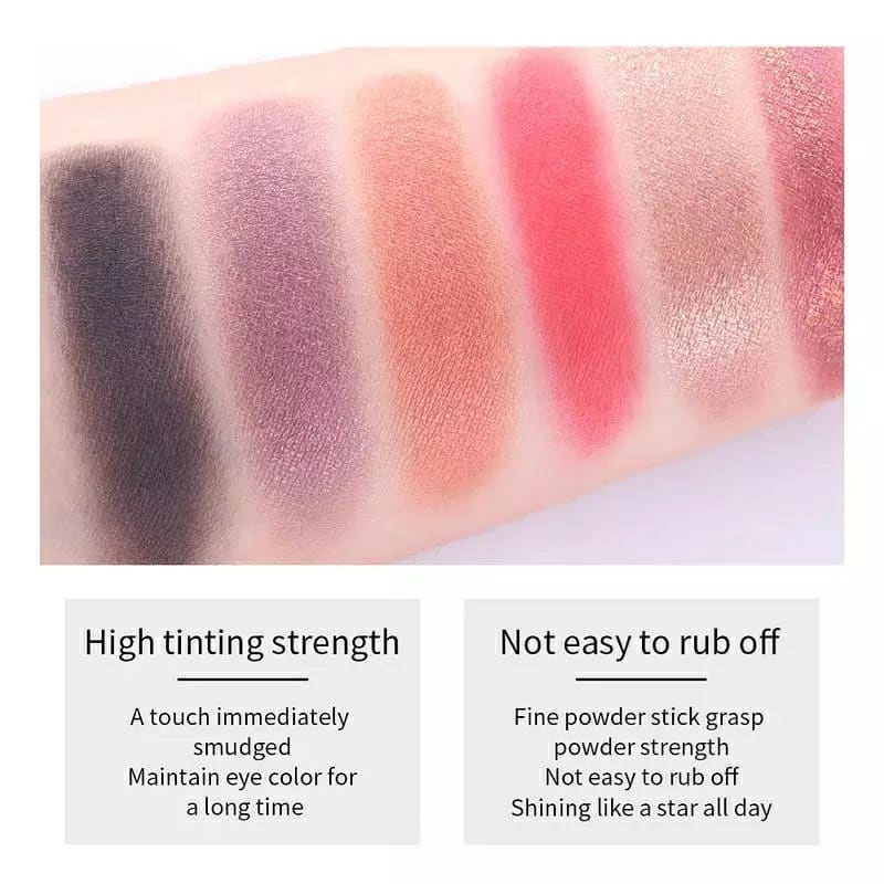 MISS ROSE 16 Color Pigment Eyeshadow Palette - Image 7