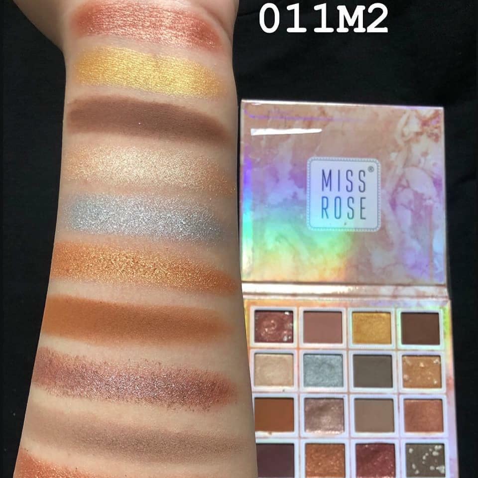 MISS ROSE 16 Color Pigment Eyeshadow Palette - Image 9