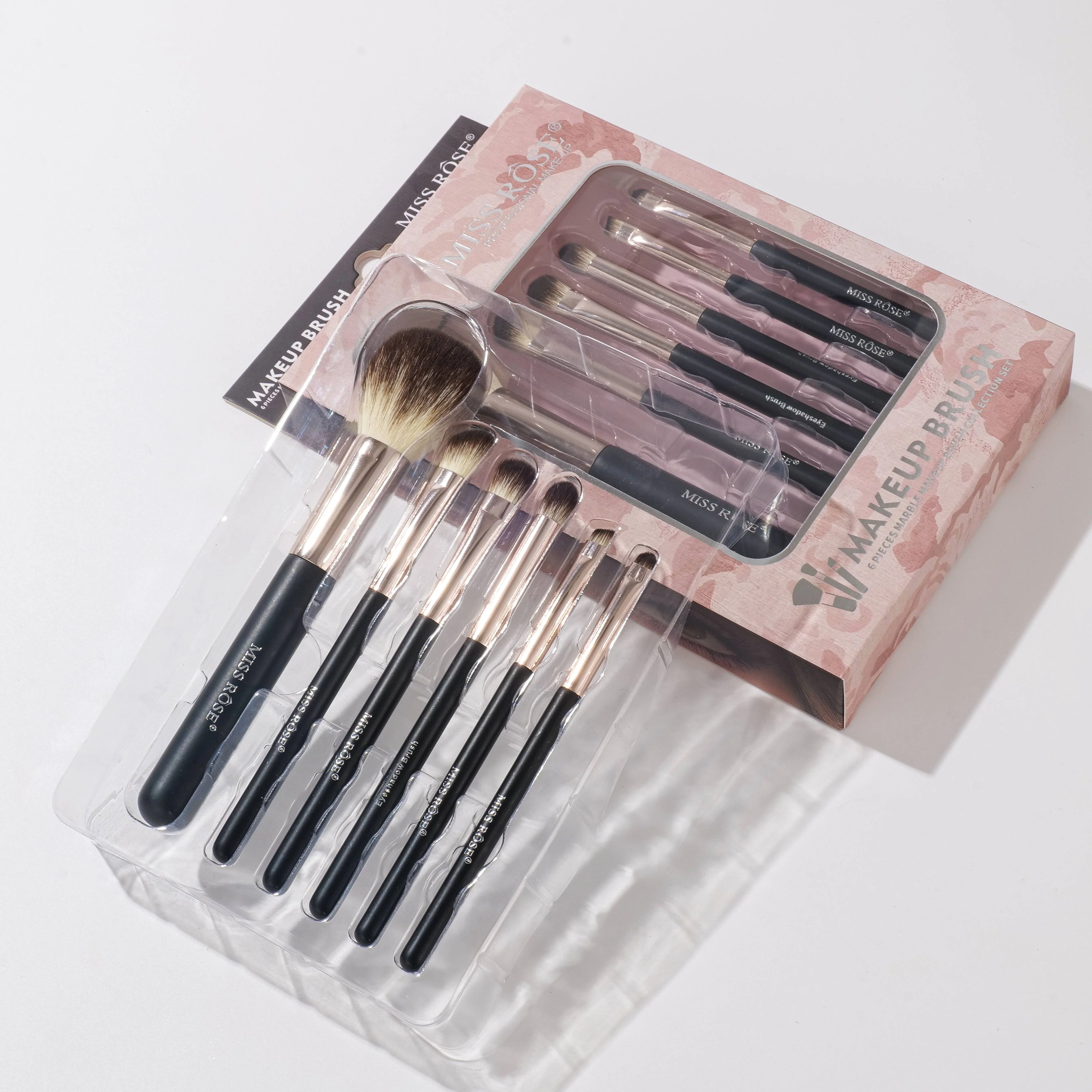 Miss Rose Makeup Brush Set (6 Piece) - Image 2