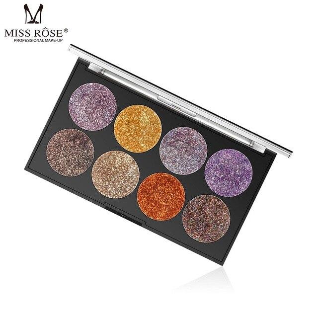 Miss Rose Makeup Palette 8 Color Glitter - Image 9