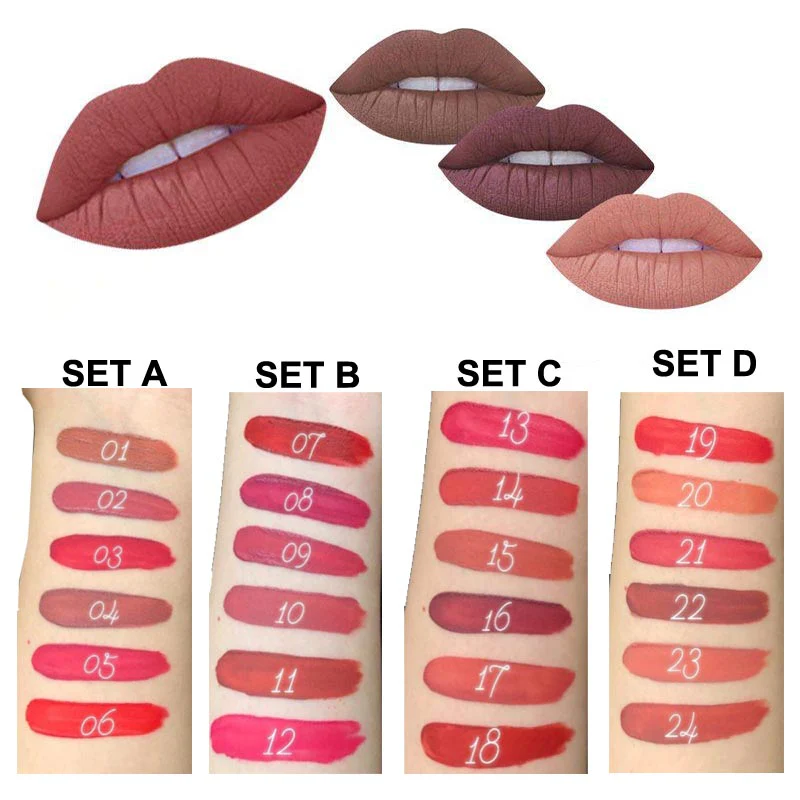 MISS ROSE Matte Lip Gloss (black) - Image 2