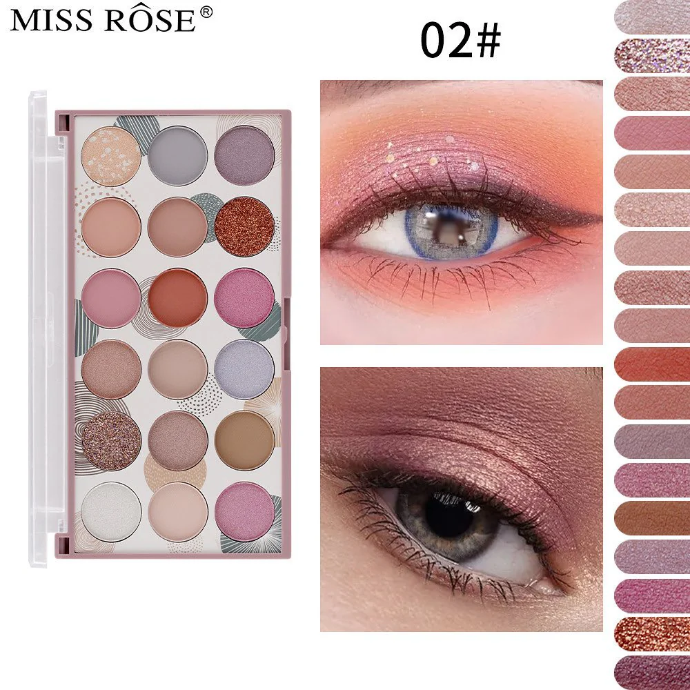 Miss Rose New 18 Color Eyeshadow Palette - Image 3