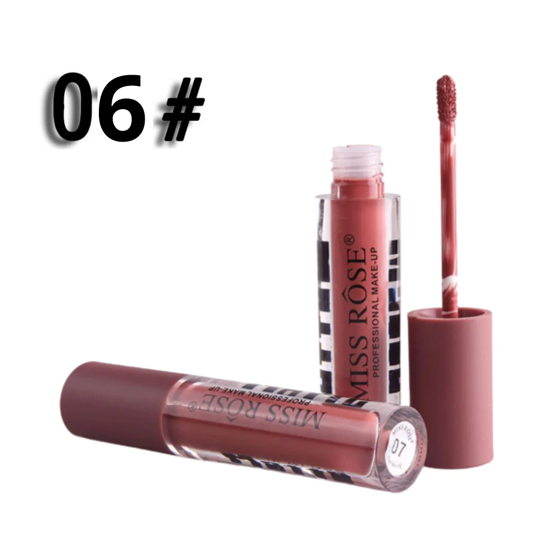 MISS ROSE New Fashion Color Matte Gloss (Set of 6) - Image 7