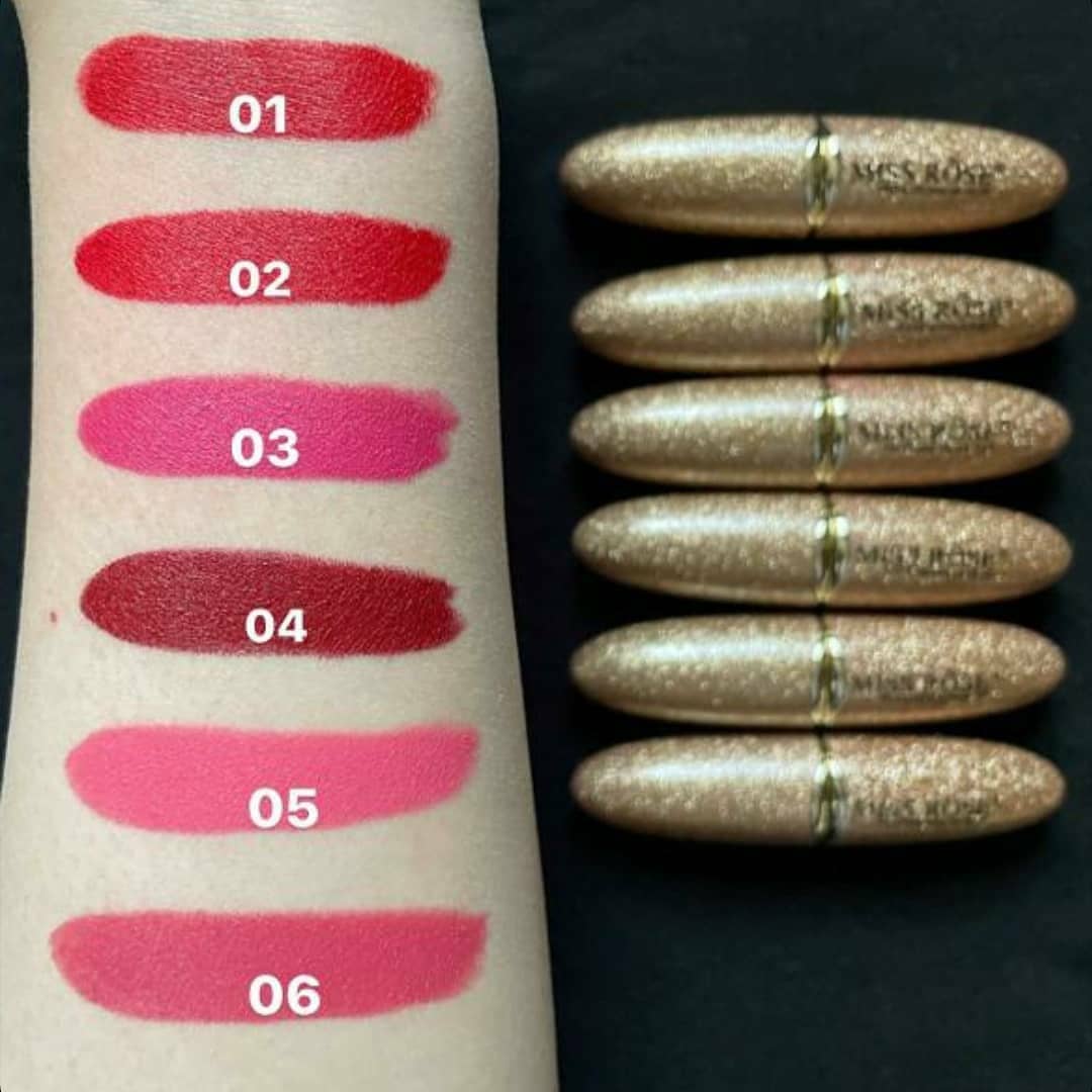 Miss Rose New Gold Plated Matte Lipstick - Image 3