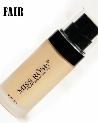 Miss Rose Strong Cover Oil Free Liquid Foundation - Image 8