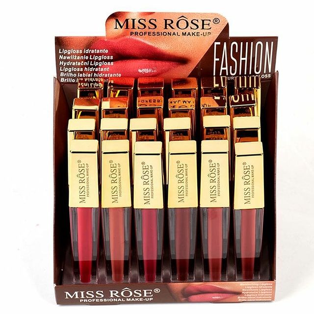 Miss Rose New Matt Liquid Lip Gloss (Gold) - Image 10