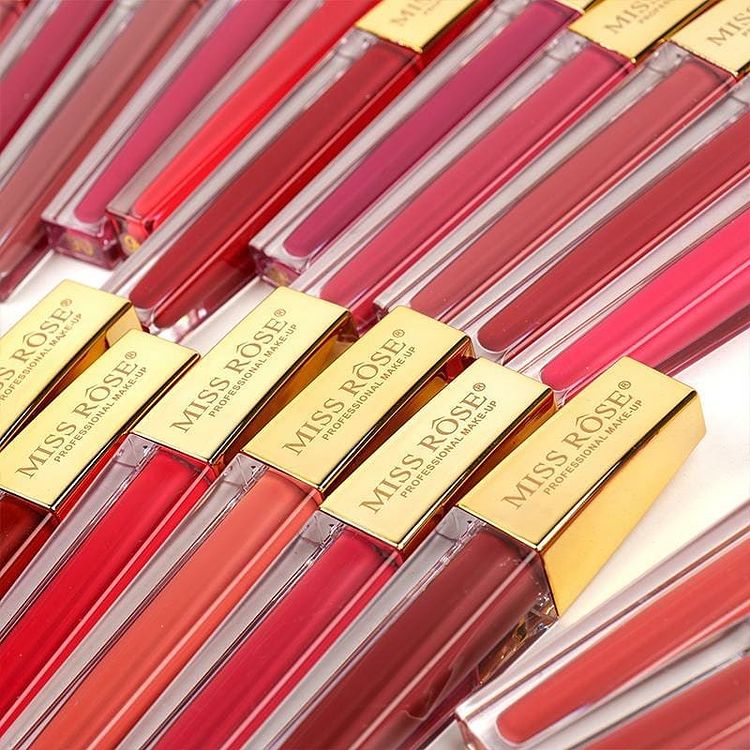 Miss Rose New Matt Liquid Lip Gloss (Gold) - Image 11