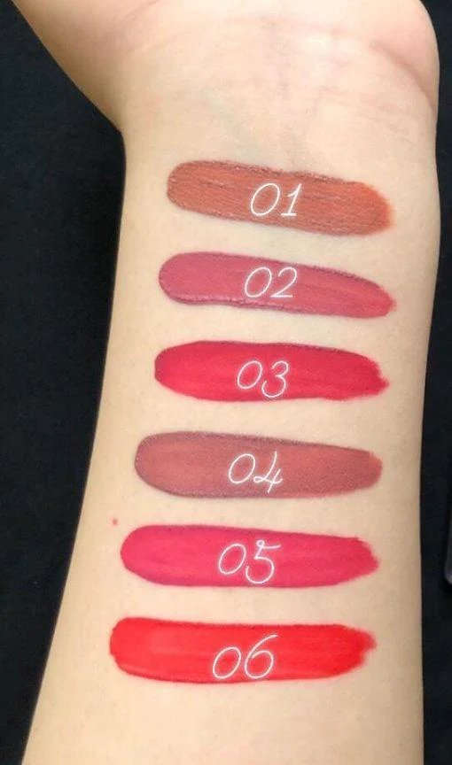 Miss Rose New Matt Liquid Lip Gloss (Gold) - Image 3