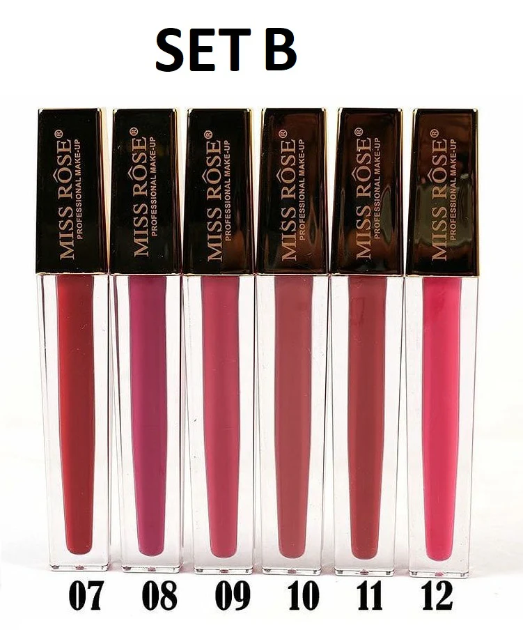 Miss Rose New Matt Liquid Lip Gloss (Gold) - Image 4