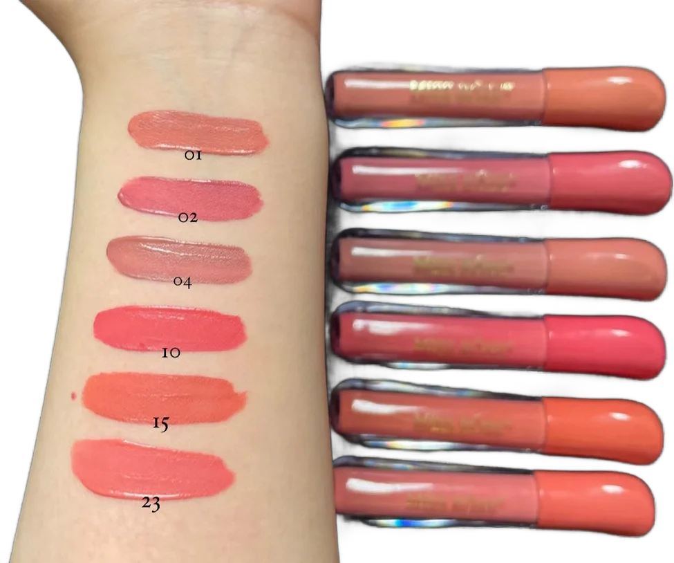 Miss Rose Nude Liquid Lip Gloss - Image 2