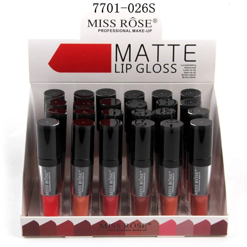 Miss Rose Nude Matte Lip Gloss (Set of 6) - Image 5