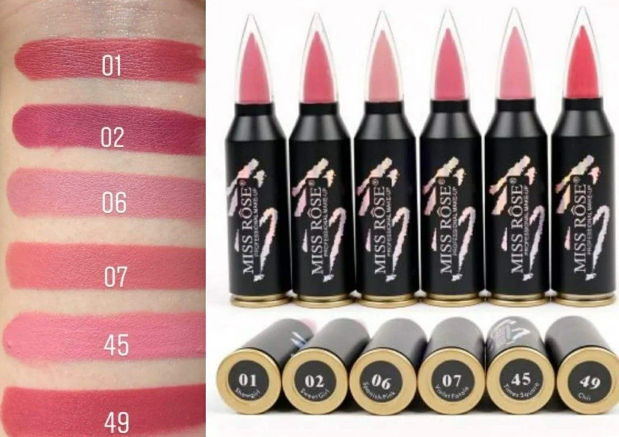 Miss Rose Professional Matte Lipstick ( Bullete) - Image 5