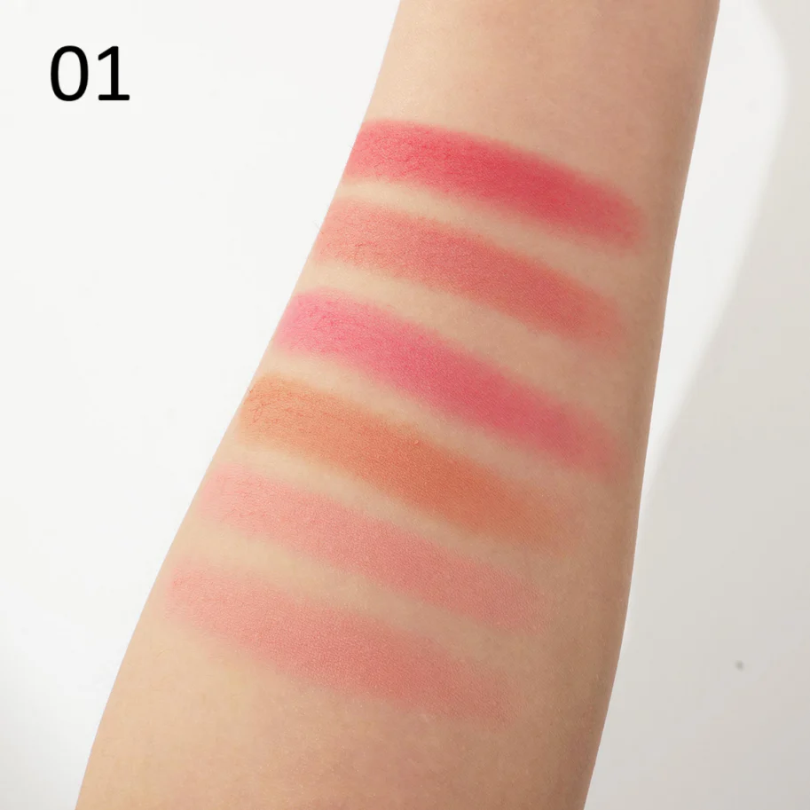 Miss Rose Rubik's Cube Matte 6 Color Blusher - Image 3