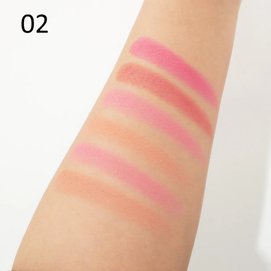 Miss Rose Rubik's Cube Matte 6 Color Blusher - Image 4