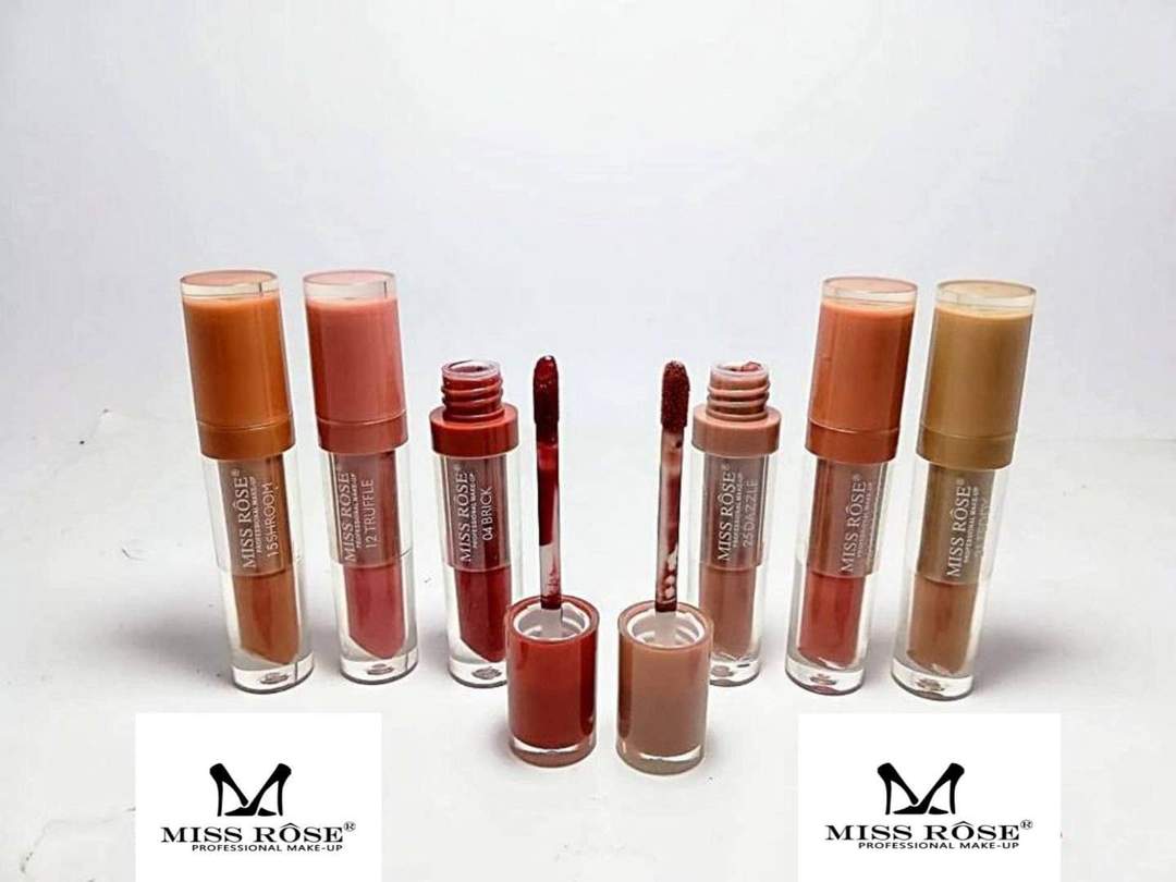 MISS ROSE Set of 6 Waterproof Matte Liquid Lip Gloss - Image 3