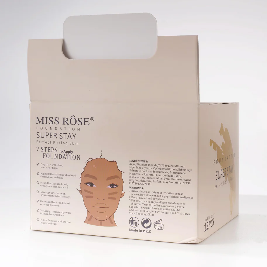 Miss Rose Super Stay Perfect Fitting Skin Foundation - Image 5